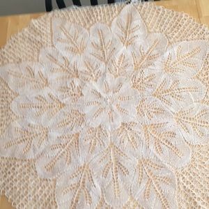 Gorgeous hand crochet extra large doilies